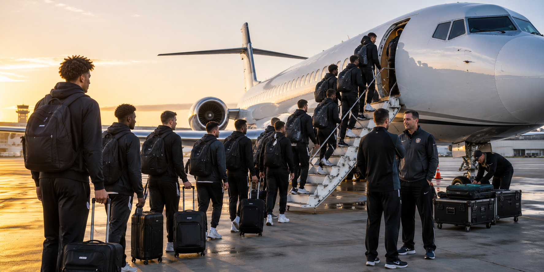 Air charter for sports teams